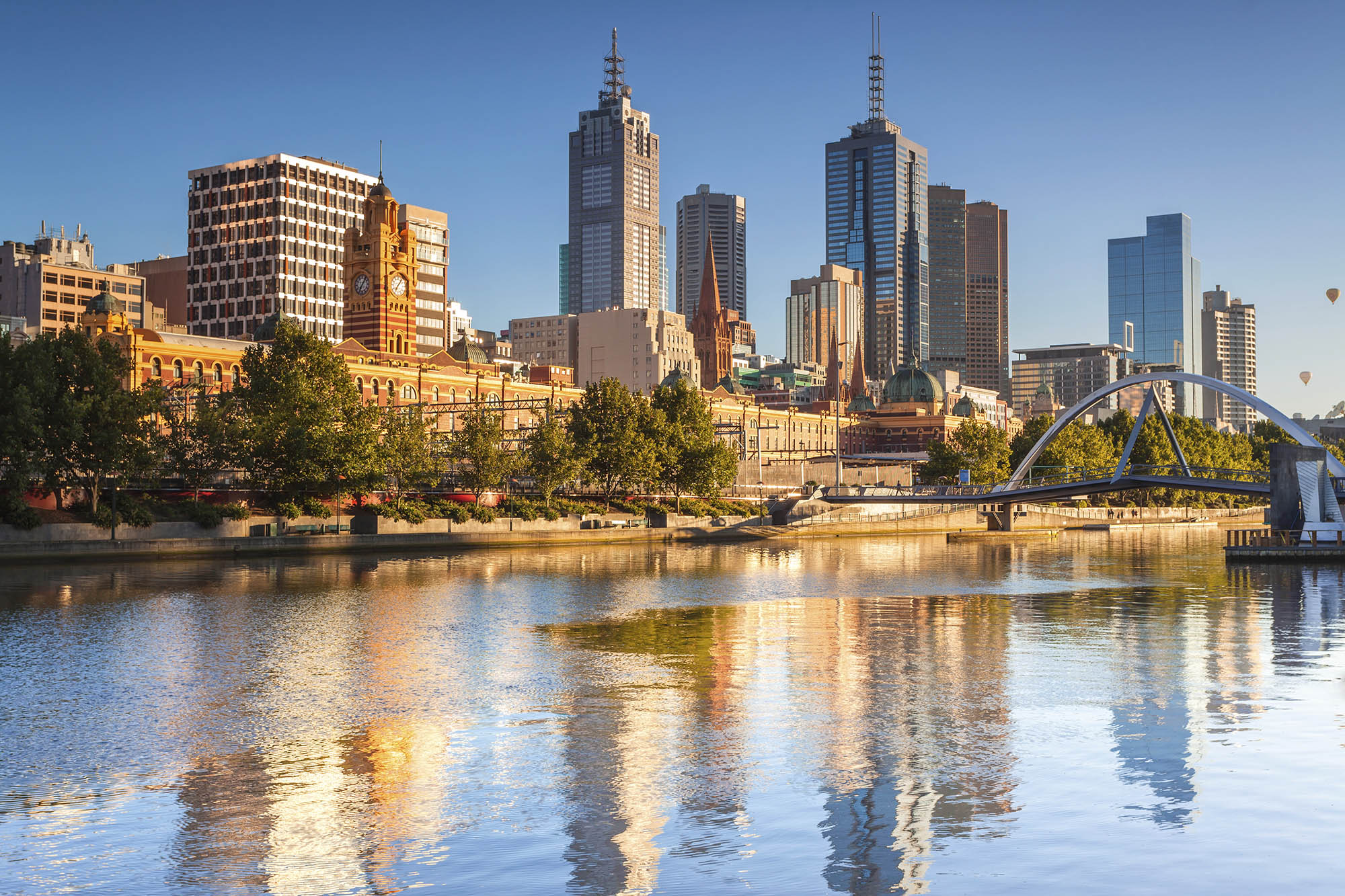 Yarra River Bridge in Melbourne